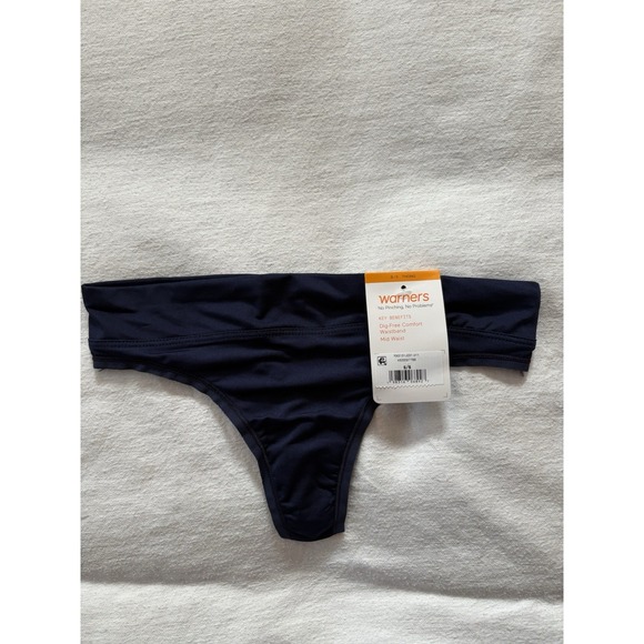 Warner's Other - NEW Warners Thong No Pinching No Problems Thong Women's Blue Panty Size Small 5